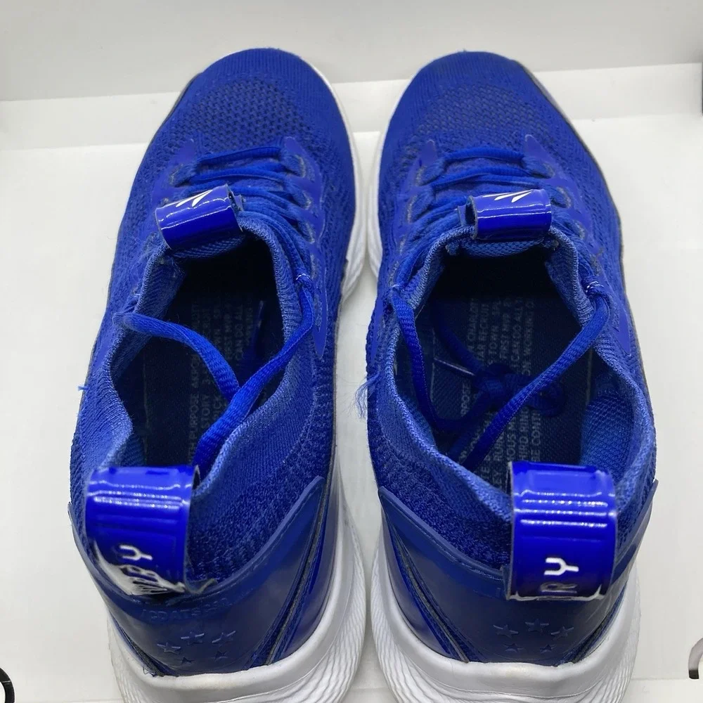 Under Armor Team Curry Mens Size 10 Blue White Basketball Shoes Sneakers Unisex - Picture 9 of 11